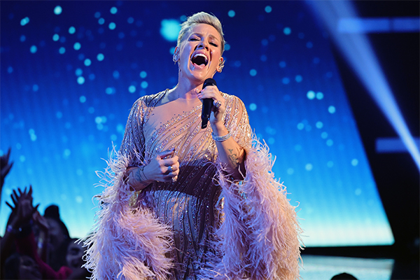 Article image for Pink honours Olivia Newton-John with stunning performance