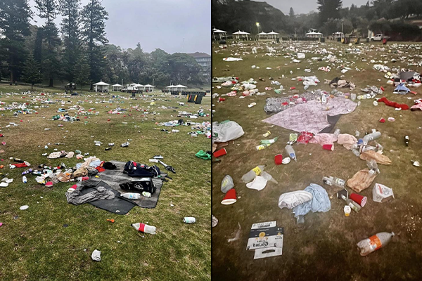 Article image for Bronte Beach left in disgusting mess after Christmas Day celebrations