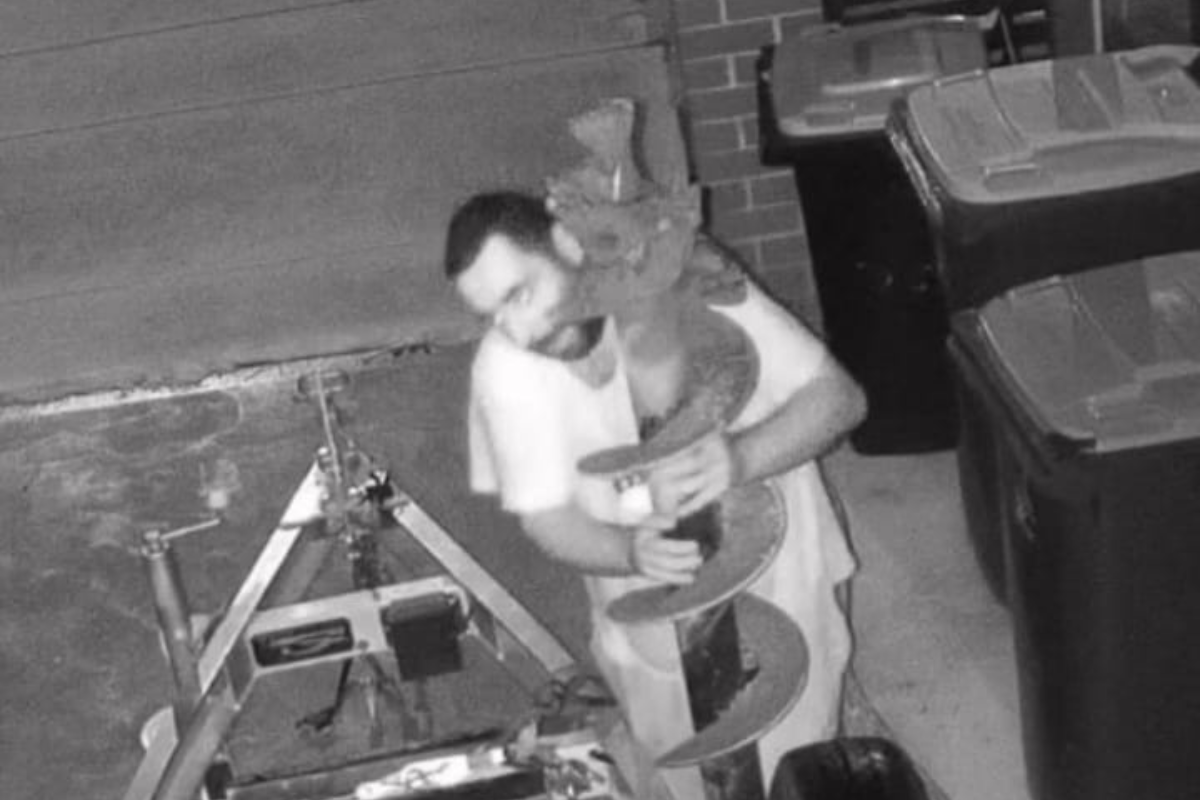 Article image for Identify the suspect: Security footage captures augers theft in Sydney
