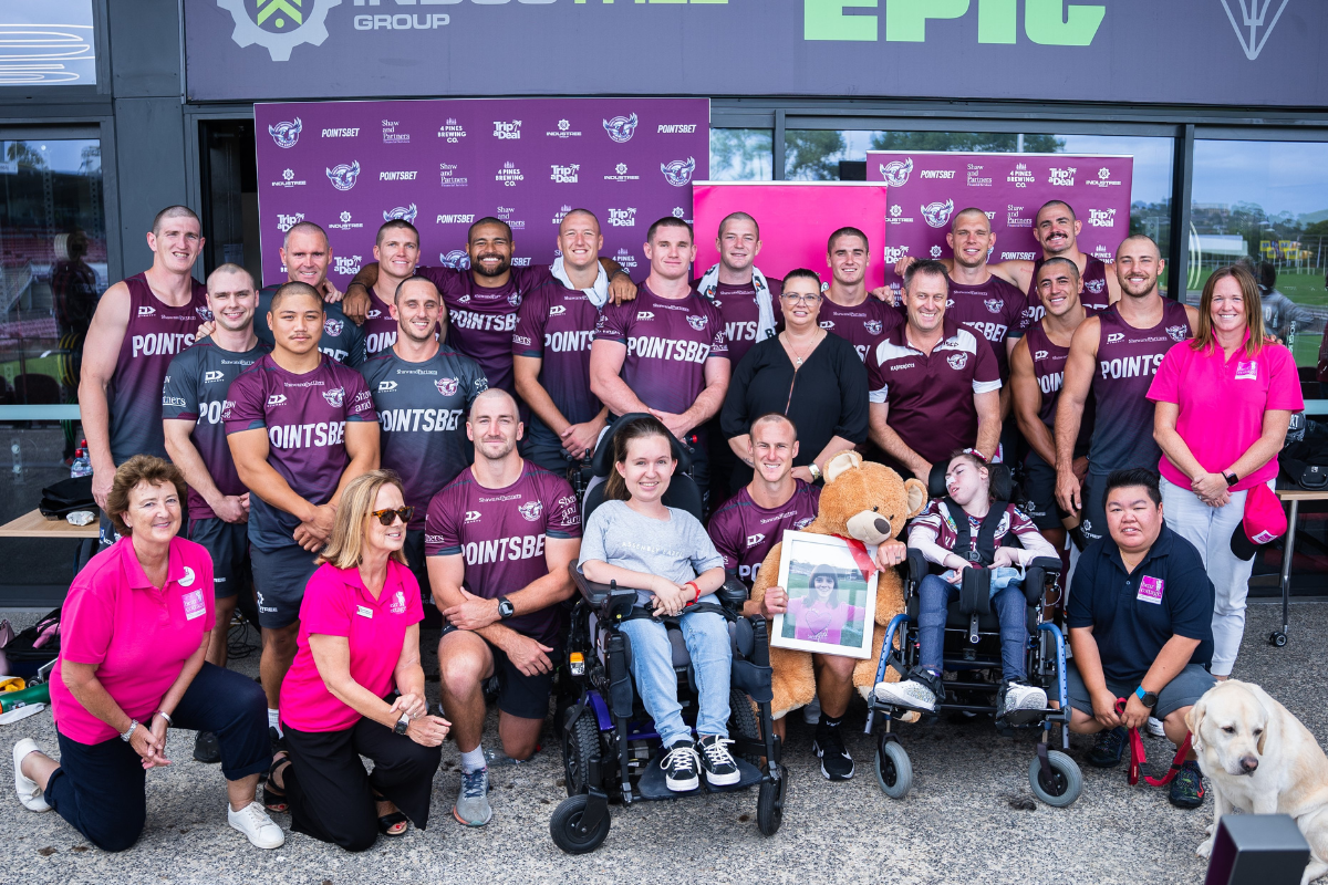 Article image for The Manly Sea Eagles raise over $38k for Bear Cottage