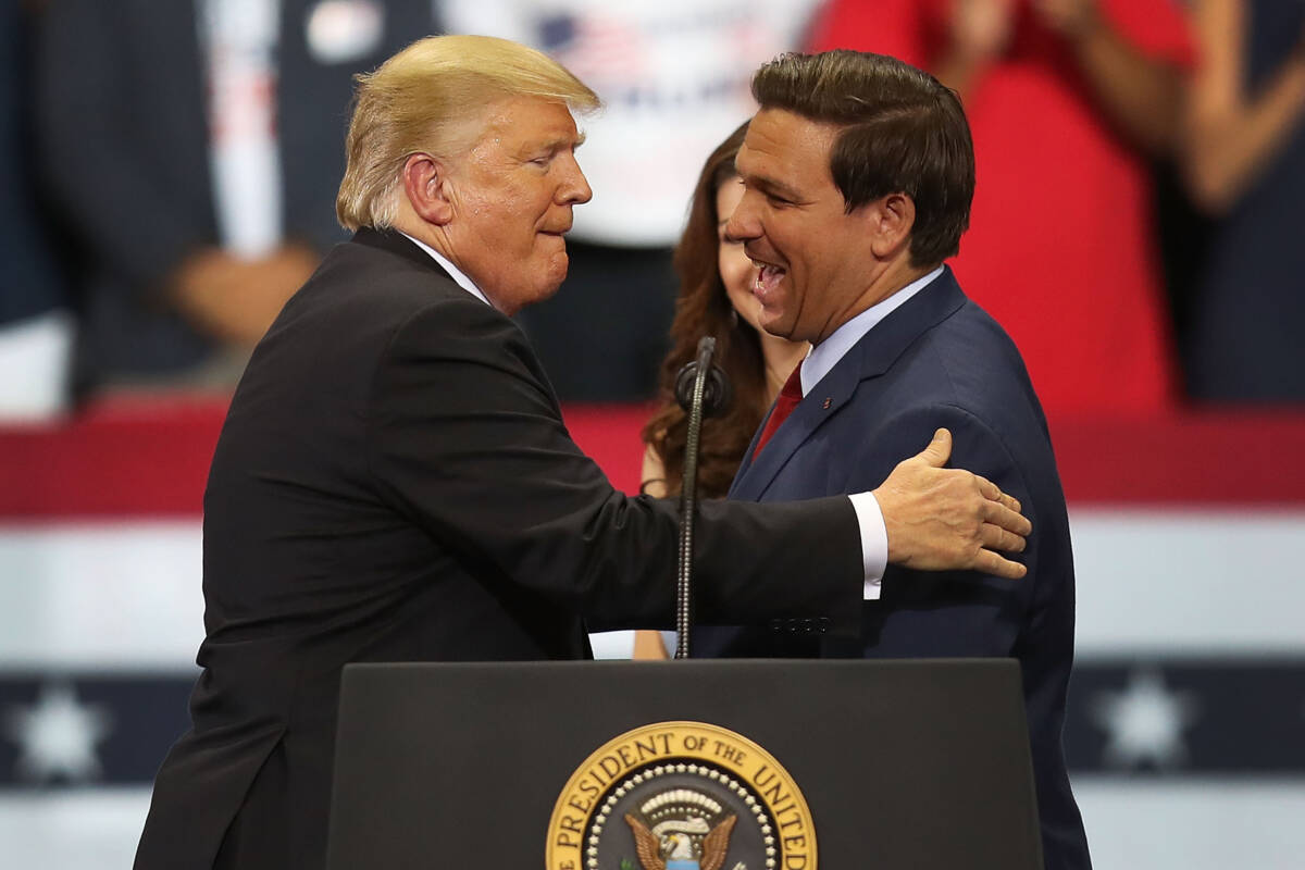 Article image for Donald Trump may lose republican candidacy to Florida Governor Ron DeSantis