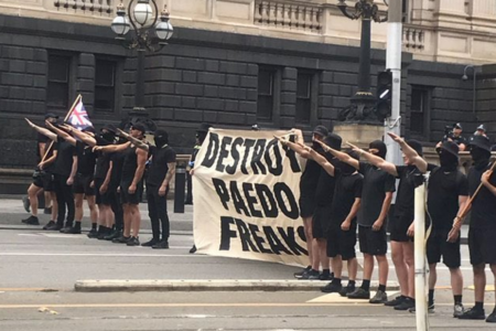 Victoria to ban Nazi salute after scenes at anti-trans protest