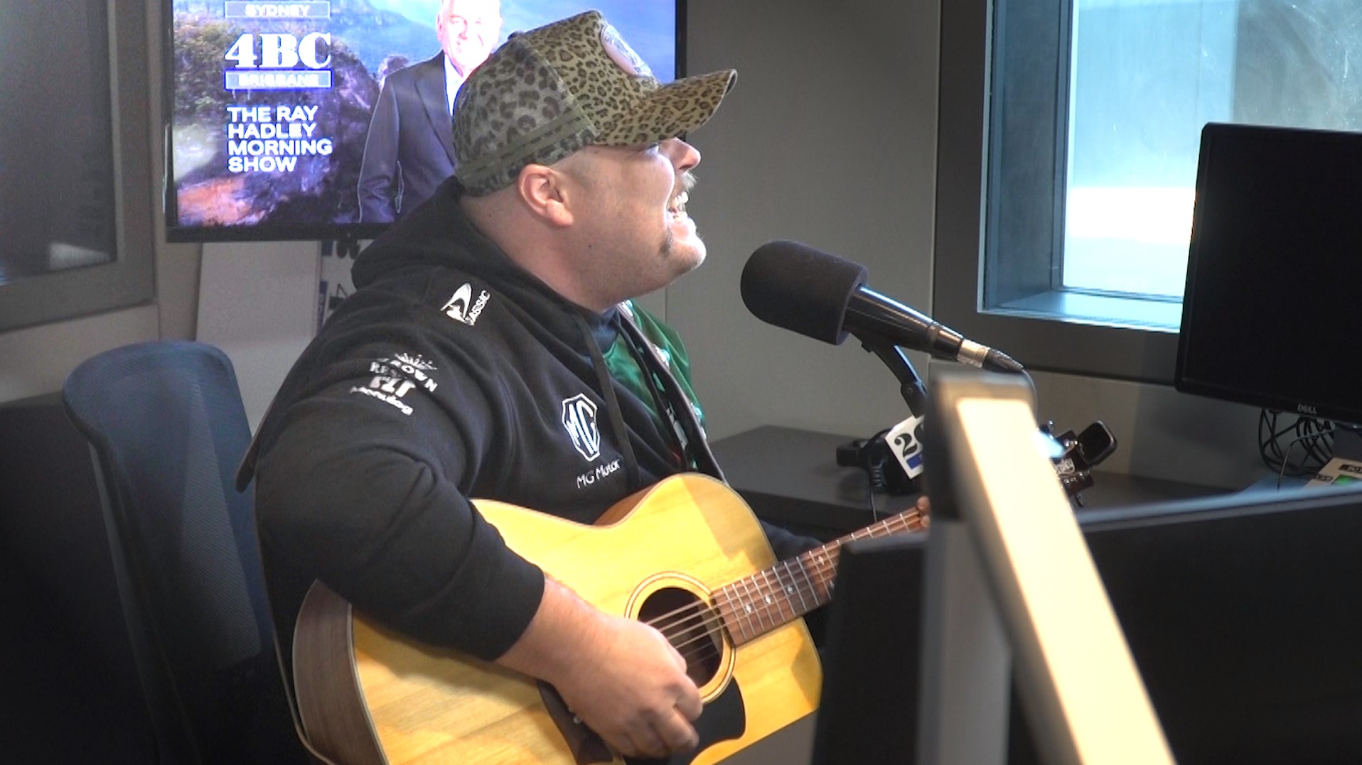 Brad Cox performs live for Ray Hadley