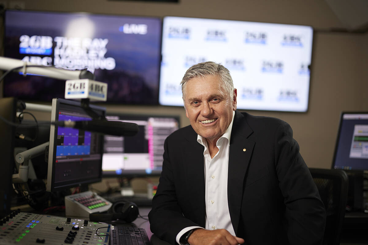 Article image for Ray Hadley re-signs until December 2026