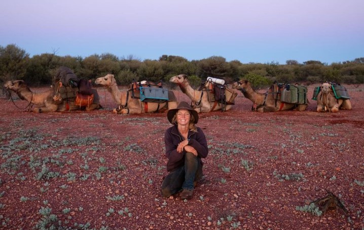 Article image for Sophie Matterson’s incredible journey across Australia with five camels