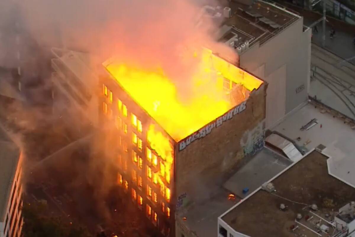 Article image for Two teenagers charged over Surry Hills building fire