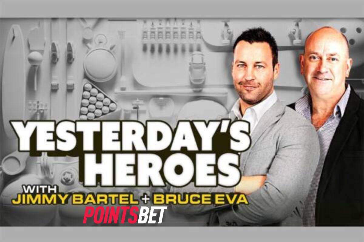 Article image for NEW EPISODE! Yesterday’s Heroes with Jimmy Bartel and Bruce Eva!
