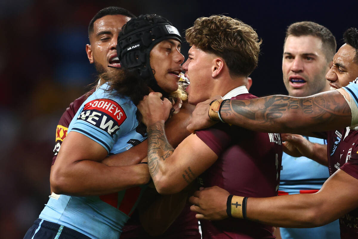 Article image for ‘Pull your head in!’: Ray sprays Jarome Luai after Origin disasterclass