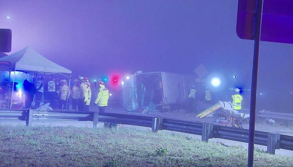Article image for BREAKING: 10 dead in bus crash in NSW