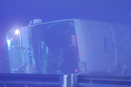 ‘Horrific crash’: Wedding charter bus crash sees ten dead