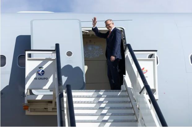 Article image for PM touches down in Germany ahead of security talks