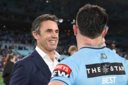 Mark Levy defends Brad Fittler from ‘armchair critics’ after Blues salvage pride