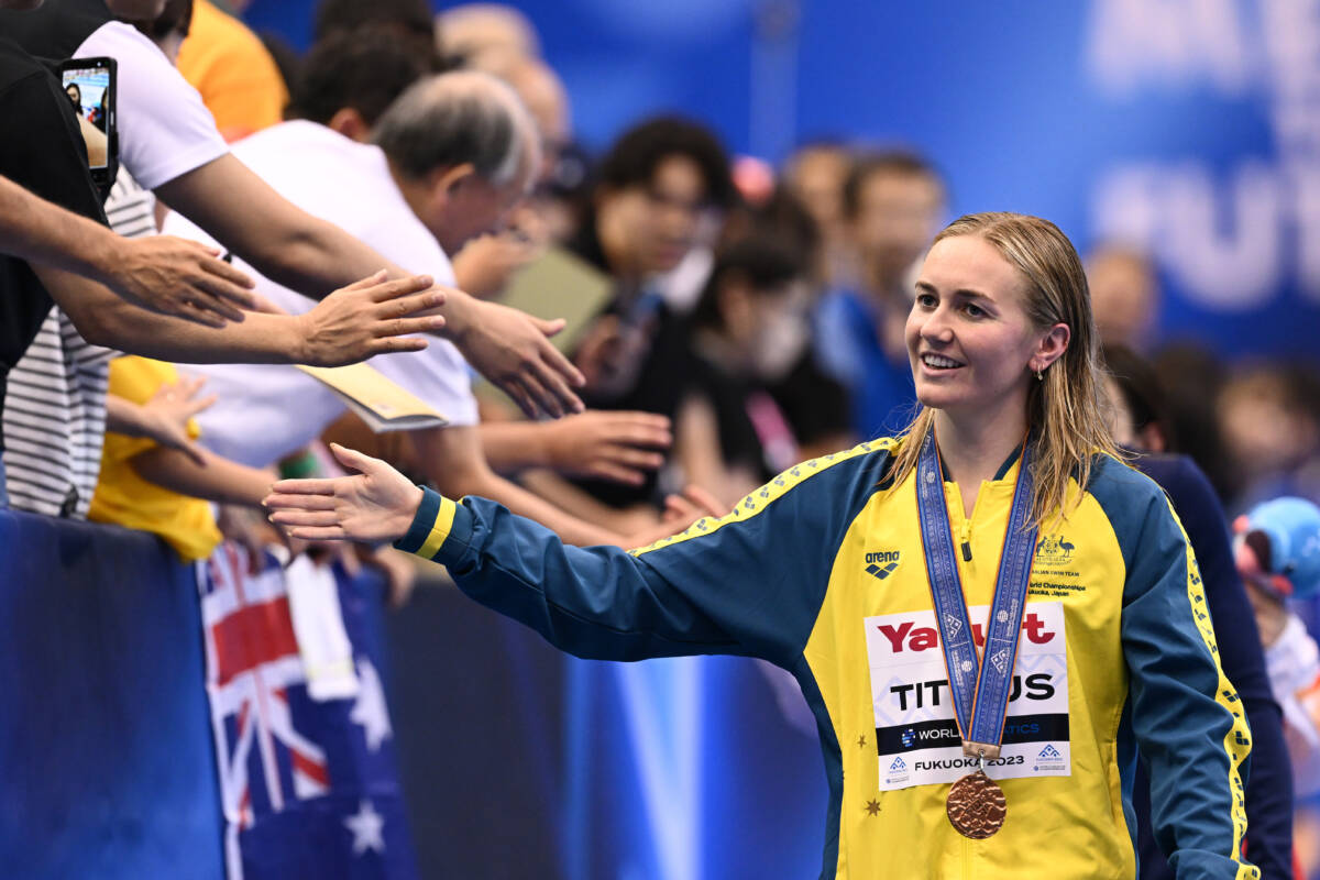 Article image for Ariarne Titmus can’t wait to get started for 2024 Olympics