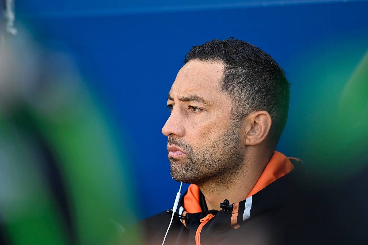 Article image for Mark Levy sounds alarm over Wests Tigers throwing Benji Marshall into top spot