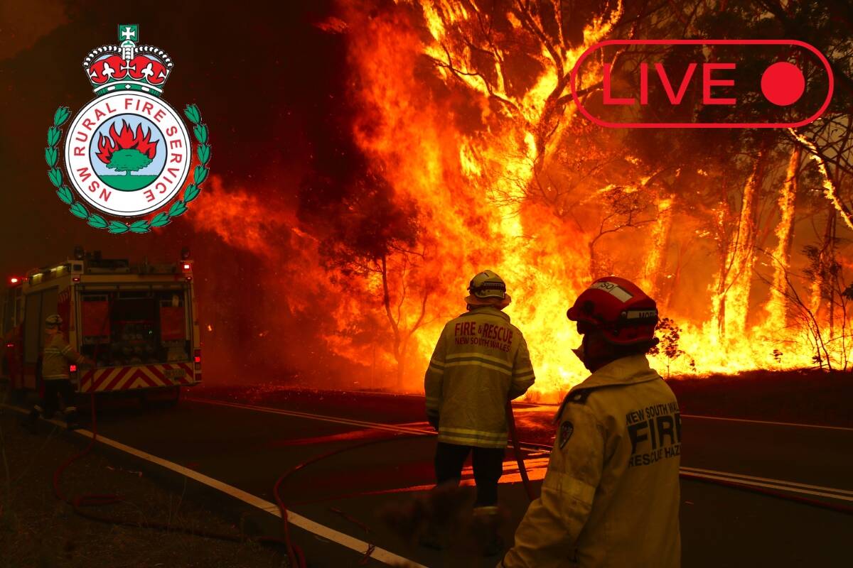 Article image for Live bushfire info from NSW RFS