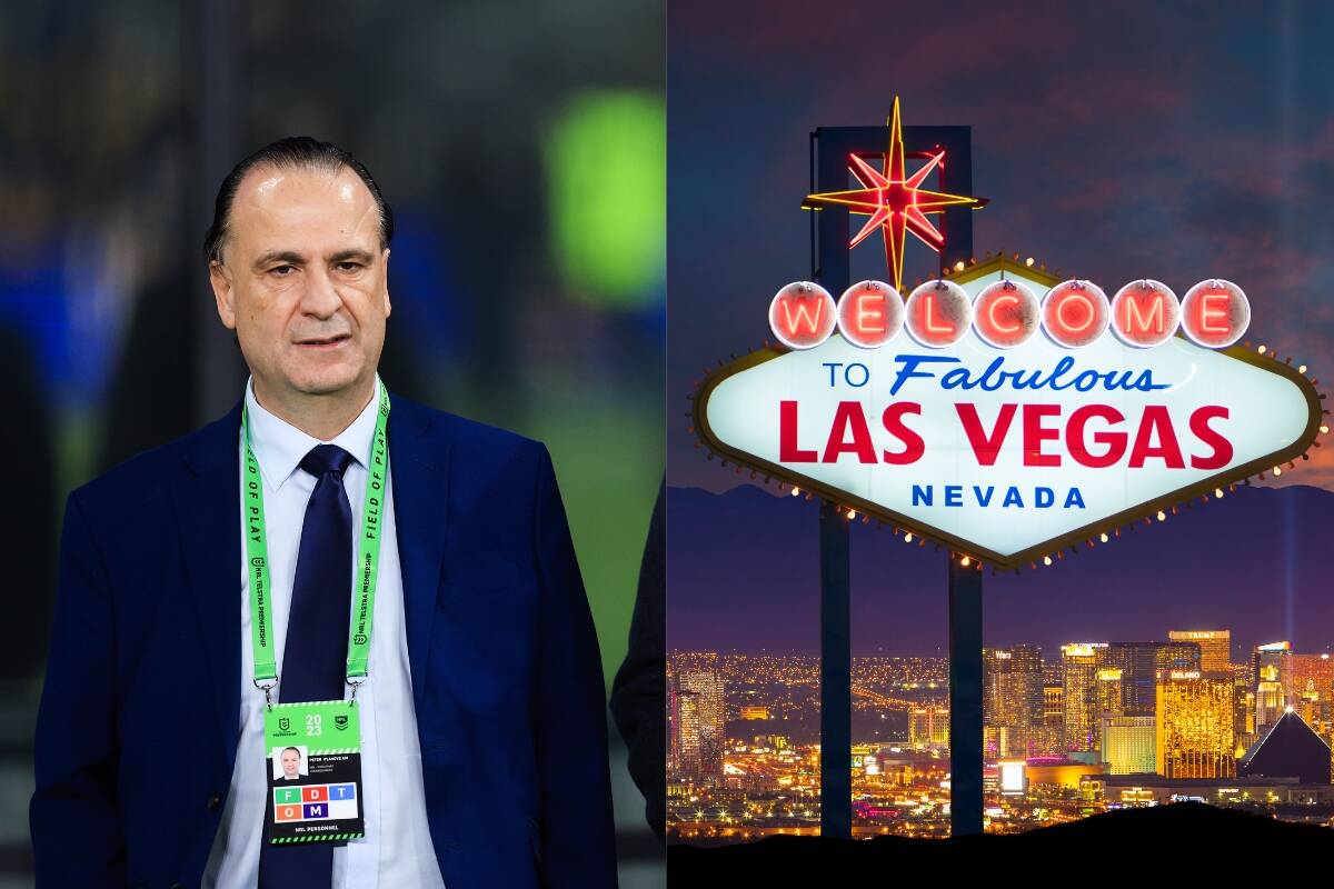Article image for ‘Selling like hotcakes’: Peter V’landys boasts big ticket sales for NRL in Vegas