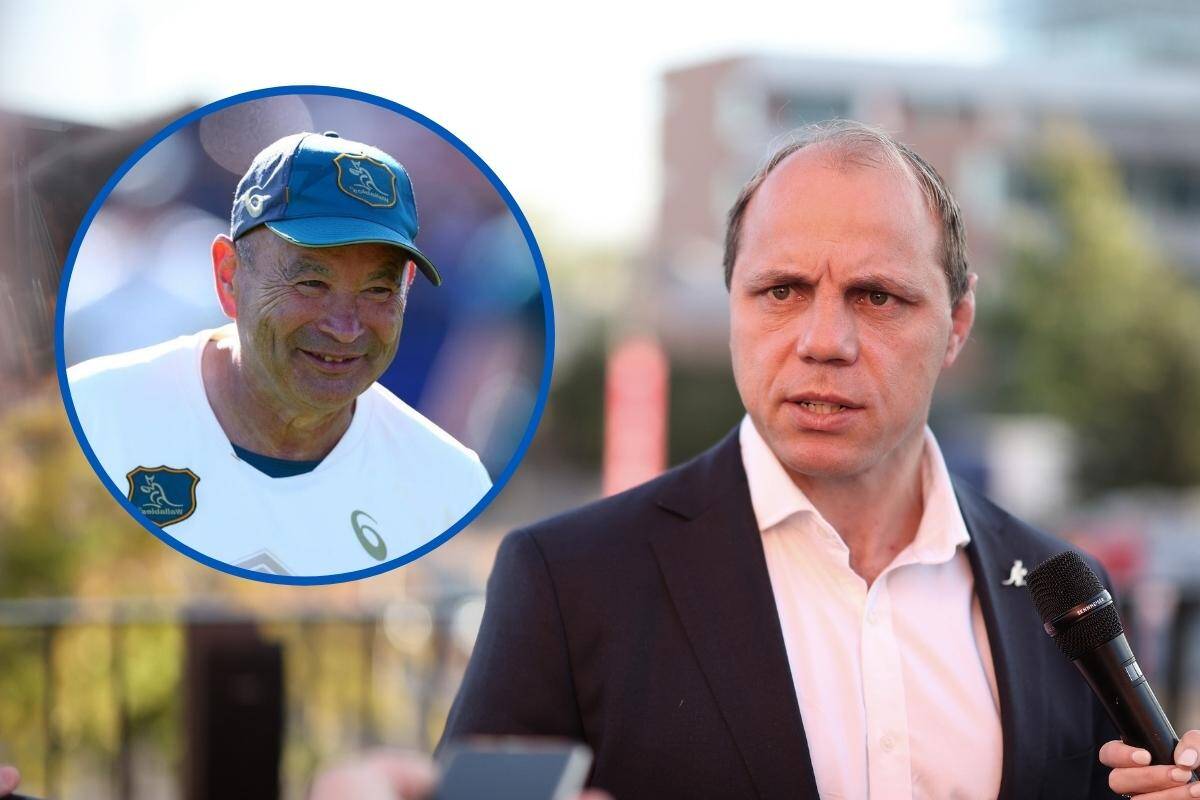 Article image for EXCLUSIVE: Rugby Australia CEO takes on tough questions over Eddie Jones
