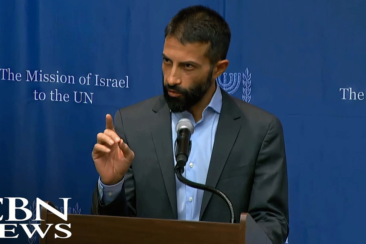 Article image for Son of Hamas Co-Founder gives powerful speech at UN