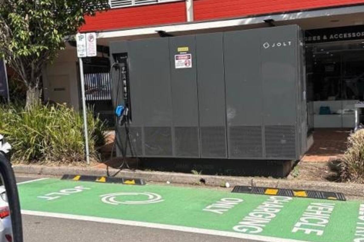 Article image for ‘Massive eyesore’ – The huge EV charger in the middle of Sydney street