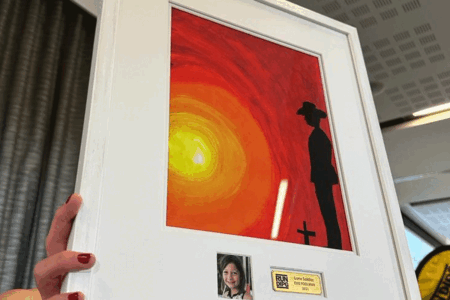 EXCLUSIVE: Aussie woman pays  $100K for art done by 9-year-old