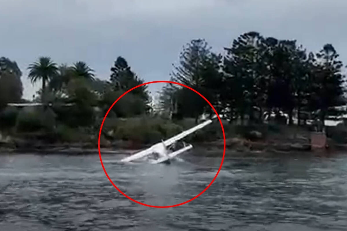 Article image for Sea plane crashes in Sydney Harbour