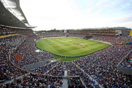 “Kiddies cricket” – 55m boundaries at Eden Park