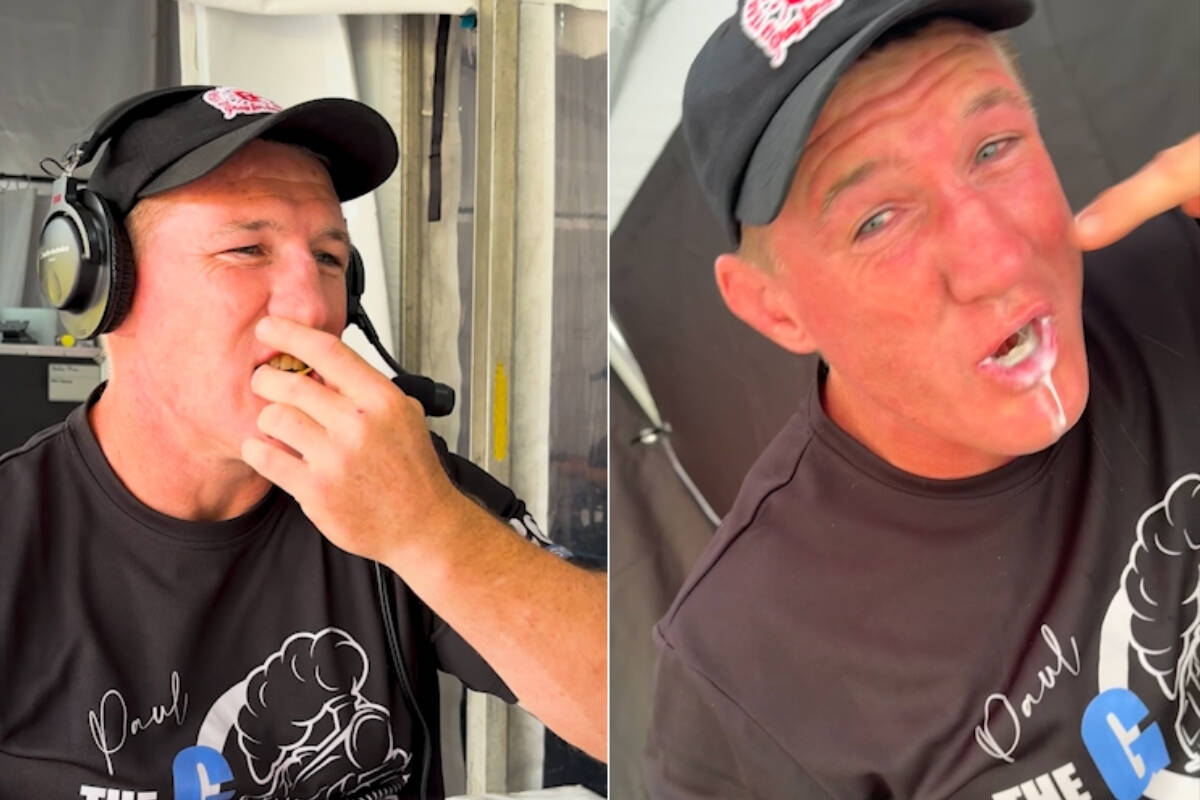Article image for Paul Gallen STORMS off set after hilarious chilli challenge