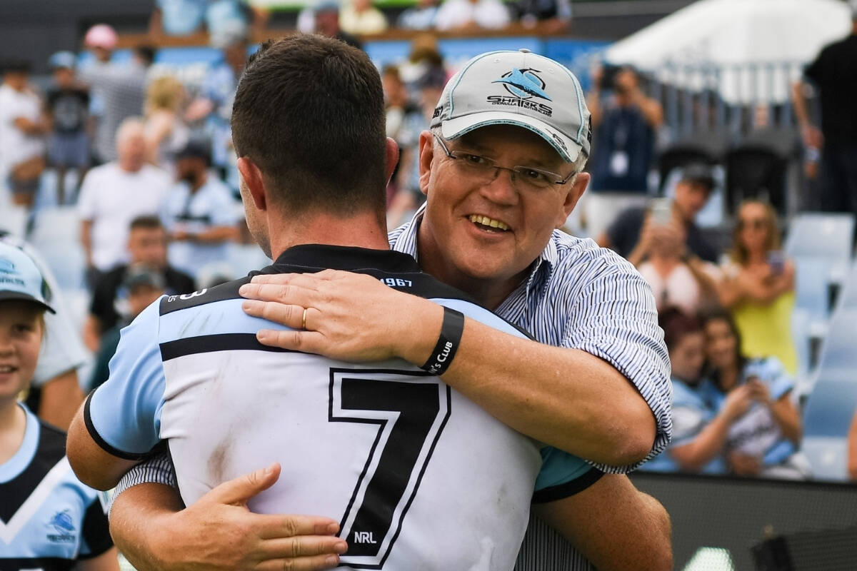 Article image for EXCLUSIVE: Scott Morrison reveals why he gave back Sharks honour