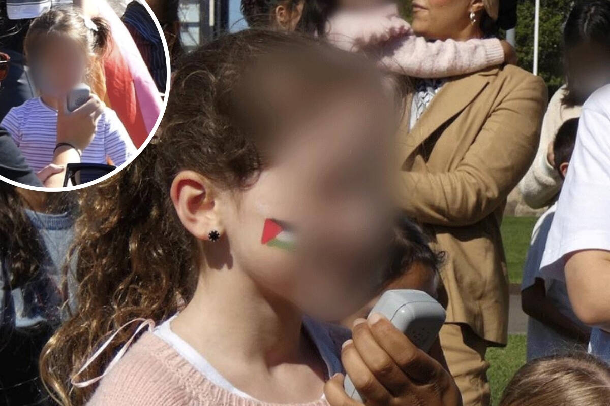 Article image for ‘Child abuse’ – Little kids used in anti-Israel university protest