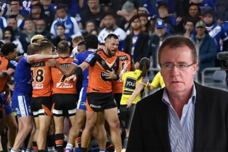 Graham Annesley defends the NRL referees
