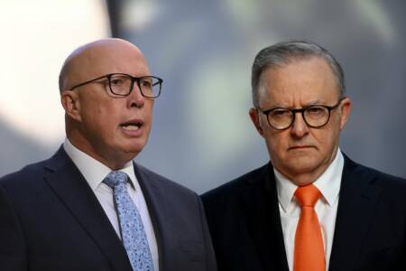 ‘Deer in headlights’ – Dutton hits out at Albanese’s ICC response