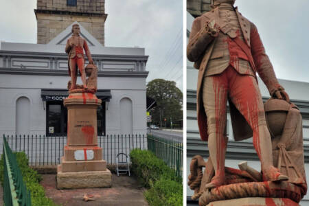 Exclusive – Captain Cook statue attacked and vandalised