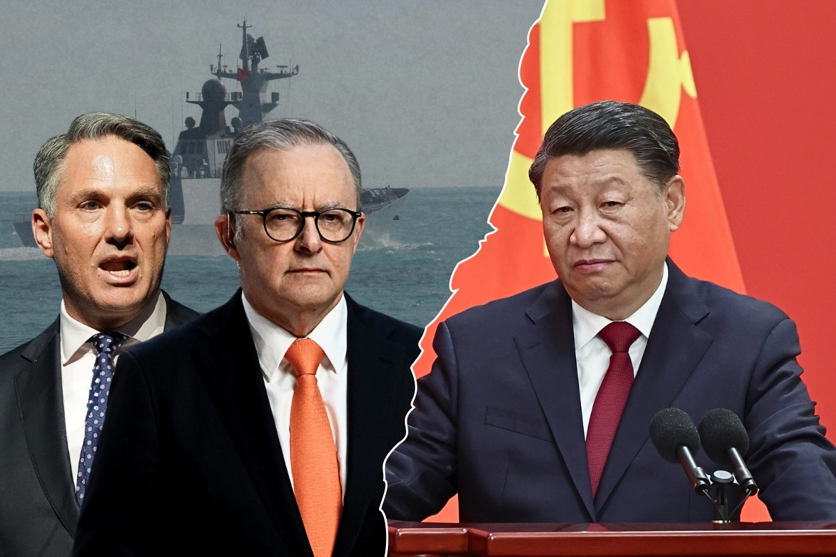 Article image for ‘Stare down the Chinese’ – Levy’s challenge to Albo, Marles amid Chinese warship drama