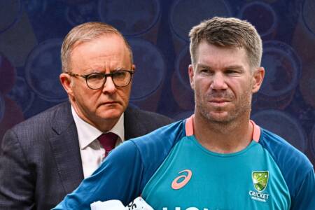 ‘Albo v Warner’ – Cricket legend takes aim at PM