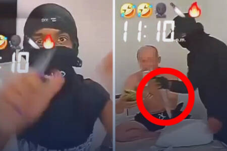 Exclusive – Terrifying knife attack on innocent man