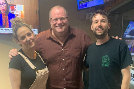 Stars of new musical ‘No Love Songs’ join Mark in studio