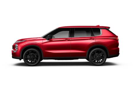 Mitsubishi’s Outlander Exceed SUV – well specified seven-seat family carrier.