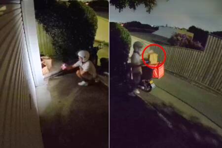 EXCLUSIVE- Uber Eats driver caught stealing customer’s delivery