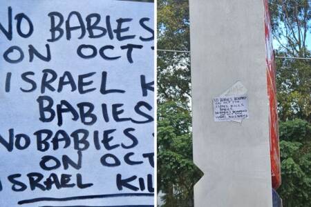 Antisemitic stickers return – Disturbing hate messages resurface at Prince of Wales Hospital