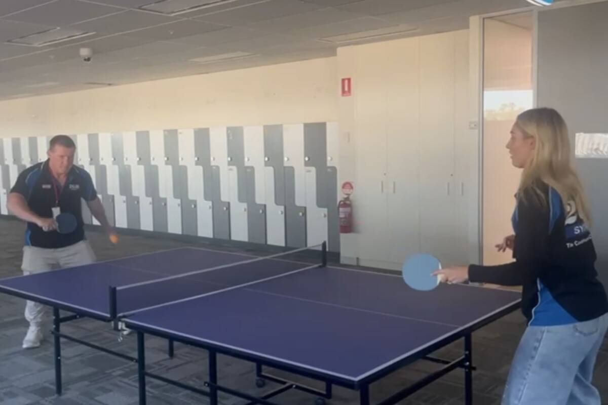 Article image for Gallen v Allana – The Continuous Call Team’s Table Tennis Challenge
