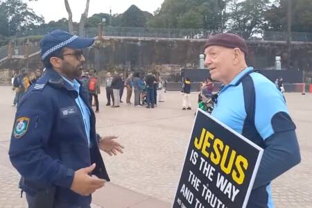 EXCLUSIVE – Christian preacher targeted by police over Jesus sign