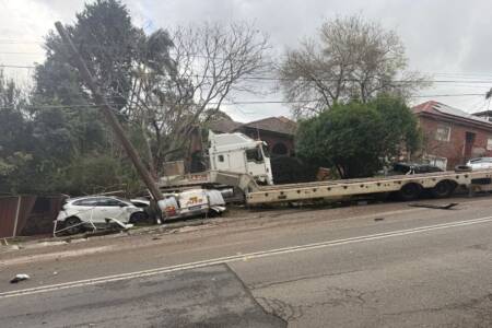 ‘Absolute miracle’ – Denistone locals stunned no one hurt in heavy vehicle chaos