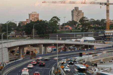 Warringah Freeway upgrade draws significant praise for its management