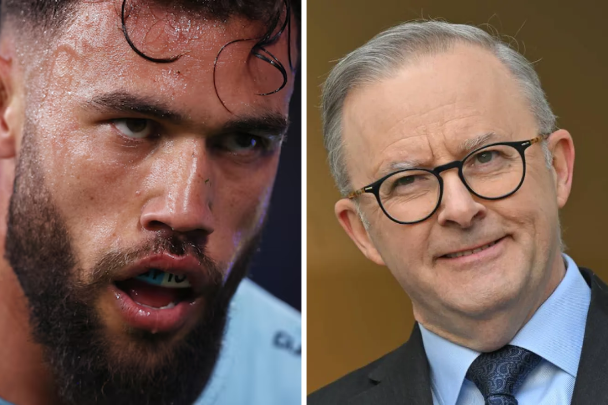 Article image for ‘We smell the sewer every day’ – Sharks star pleads with Albo for help