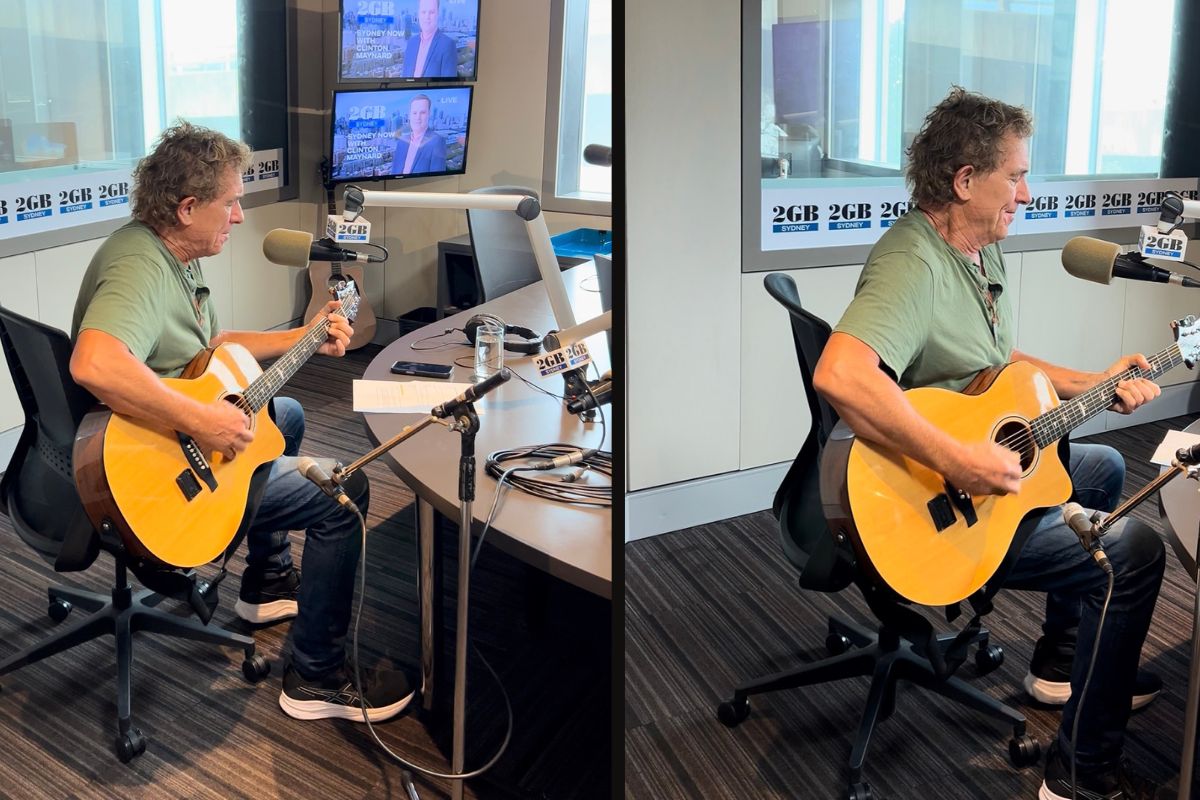 Article image for Legendary performer Ian Moss rocks 2GB with a in-studio performance