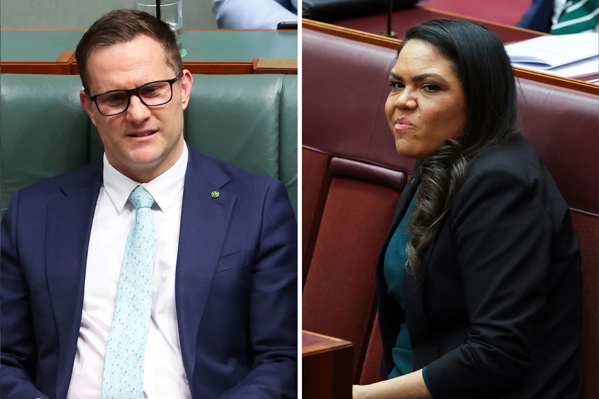 Article image for ‘Awkward audio’ – Alex Hawke dodges questions about Jacinta Price