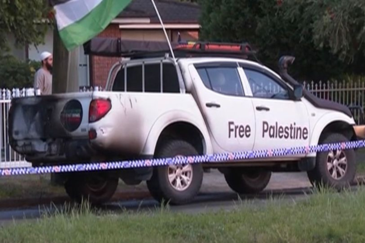 Article image for ‘Free Palestine’ – Suspicious car fire in Sydney’s West