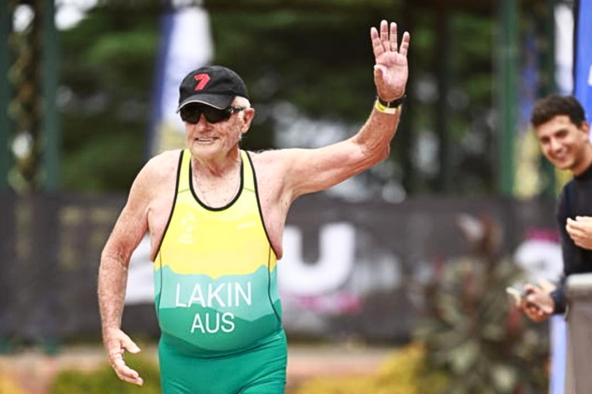 Article image for ‘One of a kind’ – 85-year-old triathlete preparing for his next race