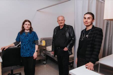 ‘Big Day’ – Reverend Bill Crews opens brand new health clinic