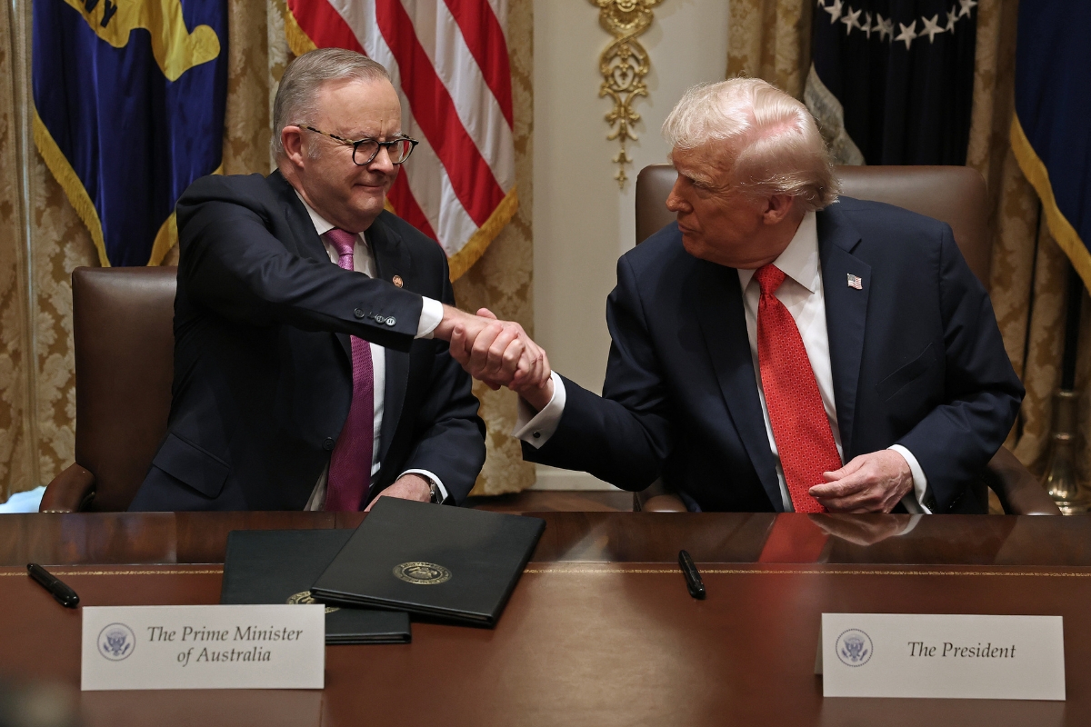 Article image for ‘Give him a wrap’ – Levy lauds Albo after big meeting with Trump